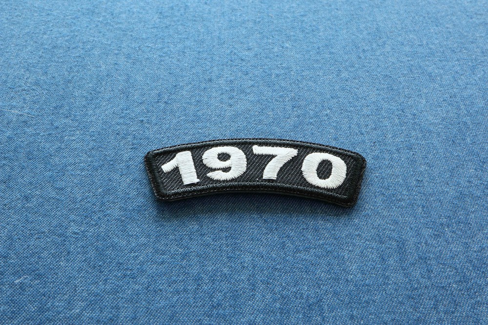 1970 Year Patch- 2.2x0.75 inch - P4927