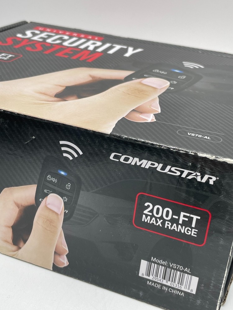 Compustar Universal Security System VS70-AL 200 FT Max Range / NEW IN BOX (C-53)