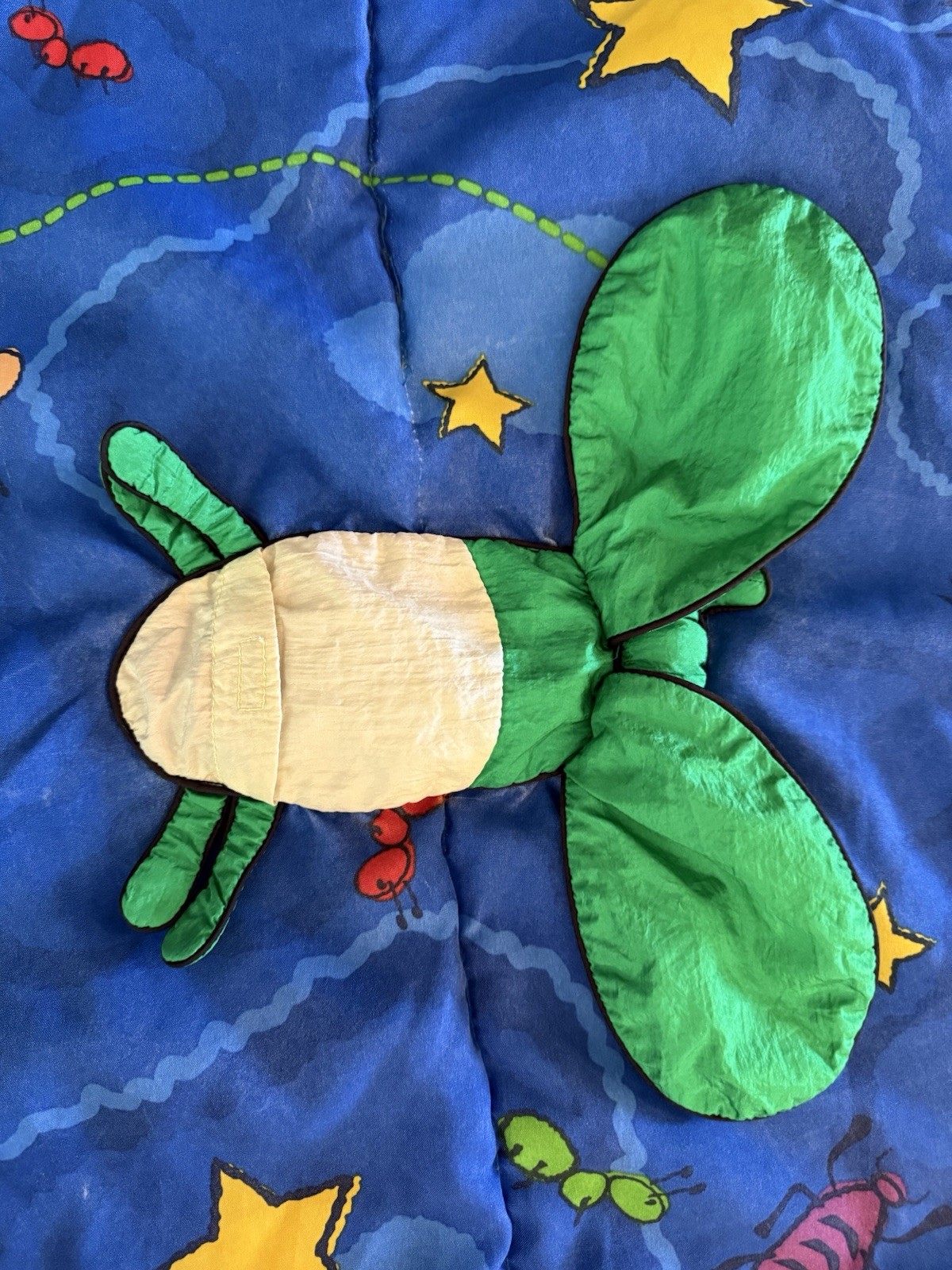 Insect Bug Beetle Cicada Sleeping Bag Hedstrom 2000 Y2K Vintage EUC