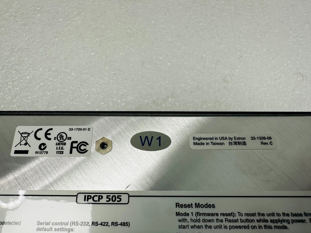 Extron IPCP 505 AV Automation Control Processor RS232 IR IO Ethernet Control 🚚