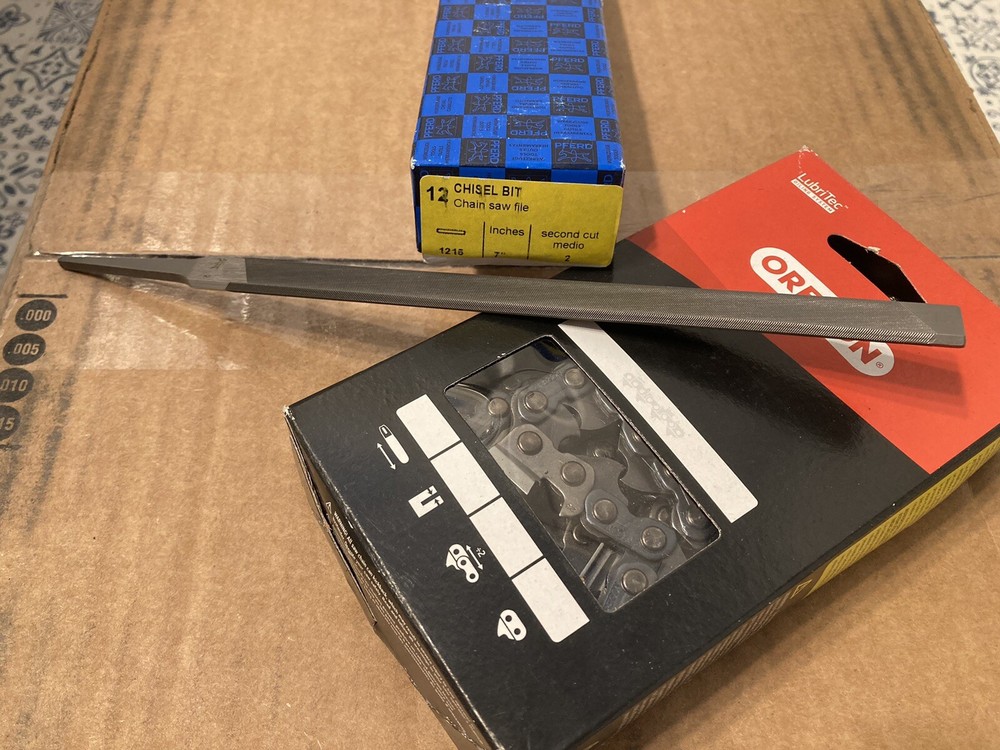 PFERD Double Bevel Chisel Bit Chainsaw File 17082