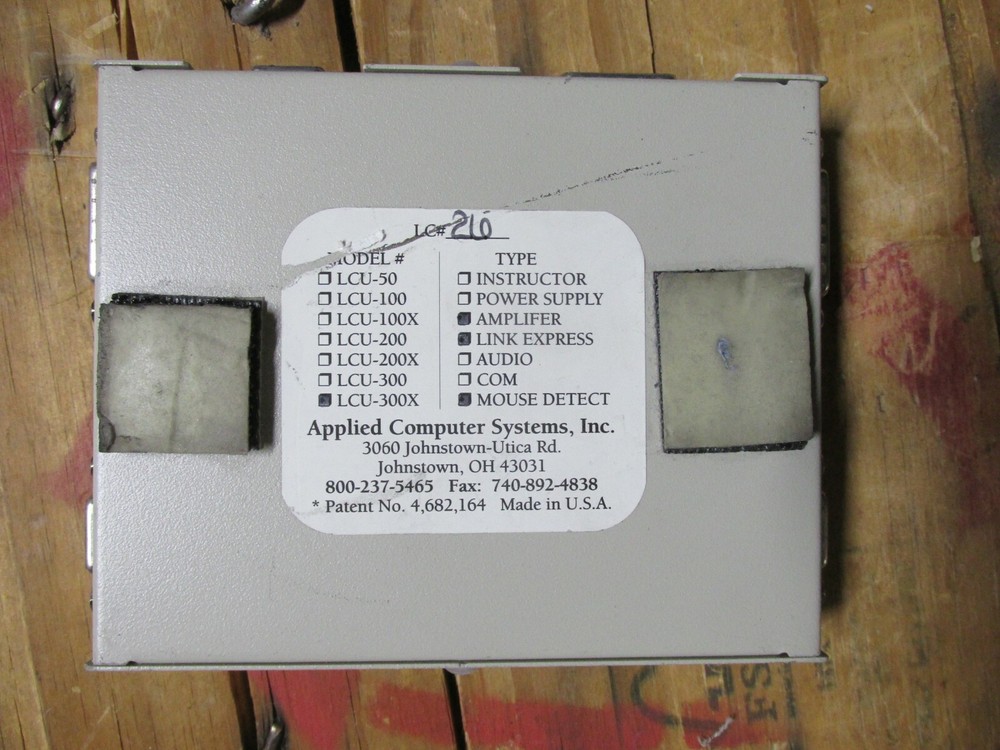 Lot of 3 Applied Computer Systems LINK SYSTEMS Splitters & LCU-300X Adapters