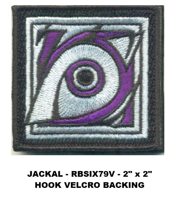 RAINBOW SIX - JACKAL PATCH - 2" VEL-KRO - RBSIX79V