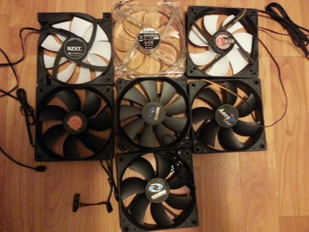 PC FAN 120mm Gaming PC Computer Case Silent Cooling Fans