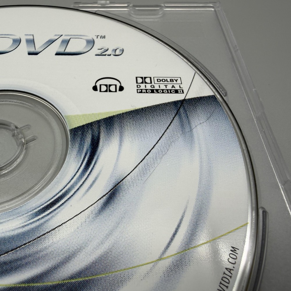 Vintage 2003 NVIDIA NVDVD 2.0 DVD Player Software CD-ROM EVGA Windows PC