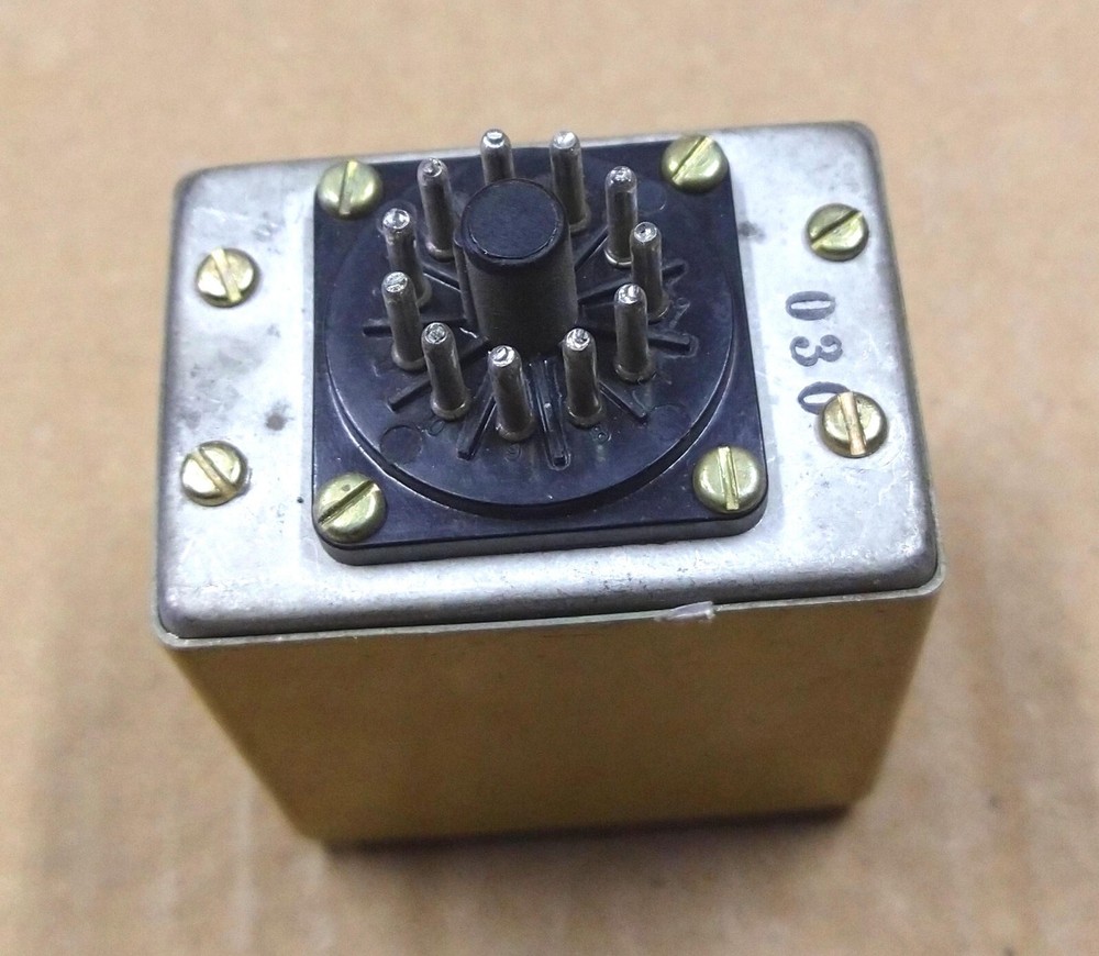 Nice Macromatic SS 76-141 24vdc 5 sec 10A Time Delay DPDT Relay Timer 24 volt dc