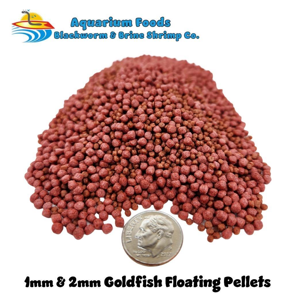 Goldfish Floating Pellets 1mm & 2mm - Goldfish and Small Koi - Color Enhancing