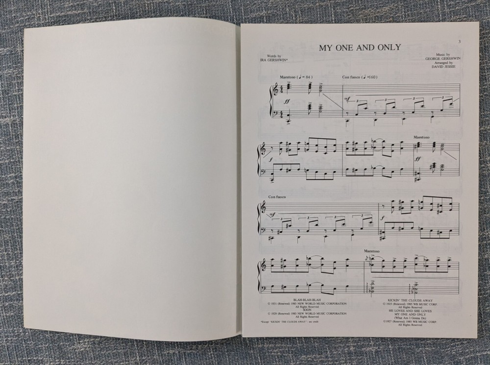 My One And Only - 5 Overtures.