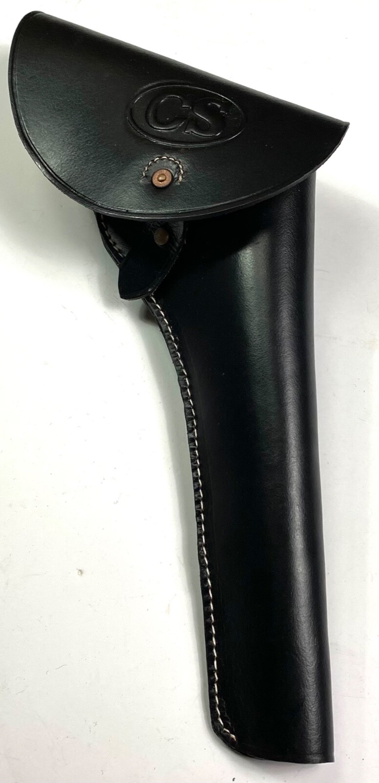 CIVIL WAR CS CONFEDERATE M1858 REVOLVER PISTOL LEATHER HOLSTER- "CS STAMPED"