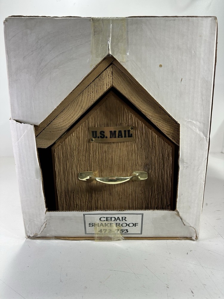 NEW! Westgate Center Decorative Cedar Mailbox