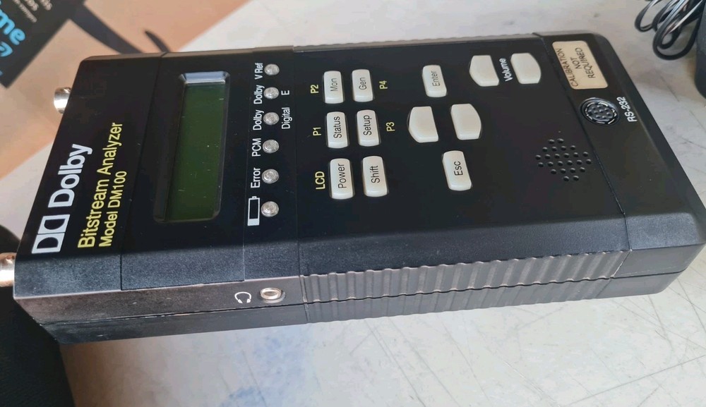 Dolby Bitstream Analyzer Dm100 Case, POWER Supply, Plugs