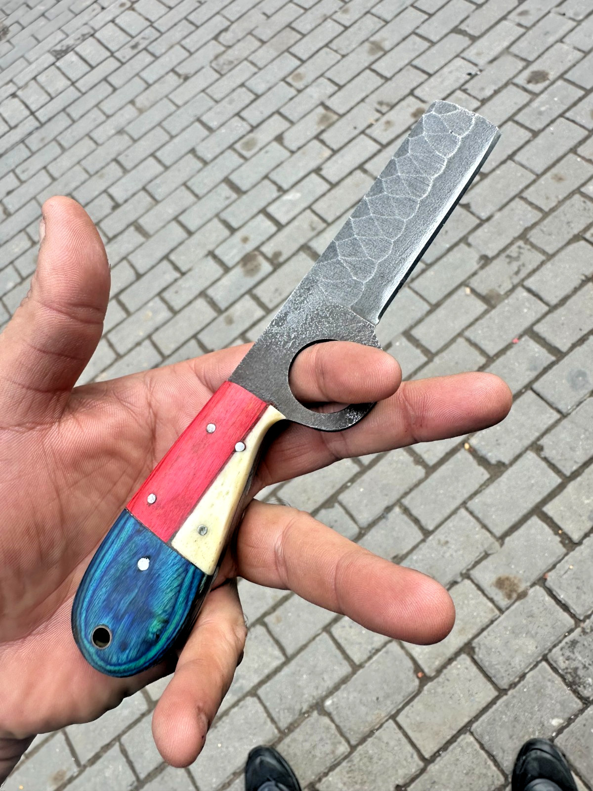 Custom Hand Made Forged High Carbon Steel Blade Bull Cutter Knife UU 44 2435