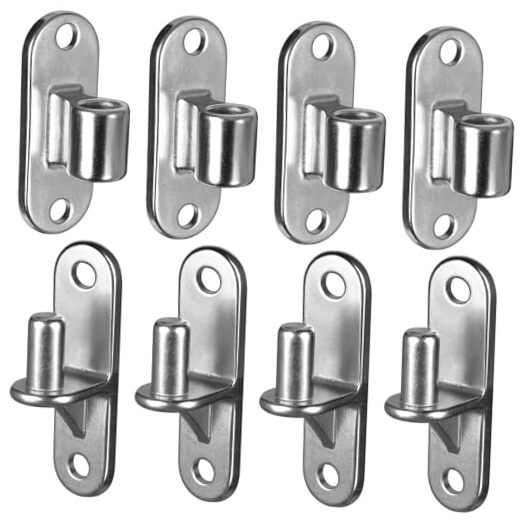 Gate Hinges Heavy Duty Gate Hinges, 4Pack(8Pcs) 4Pack(8pcs) without screws