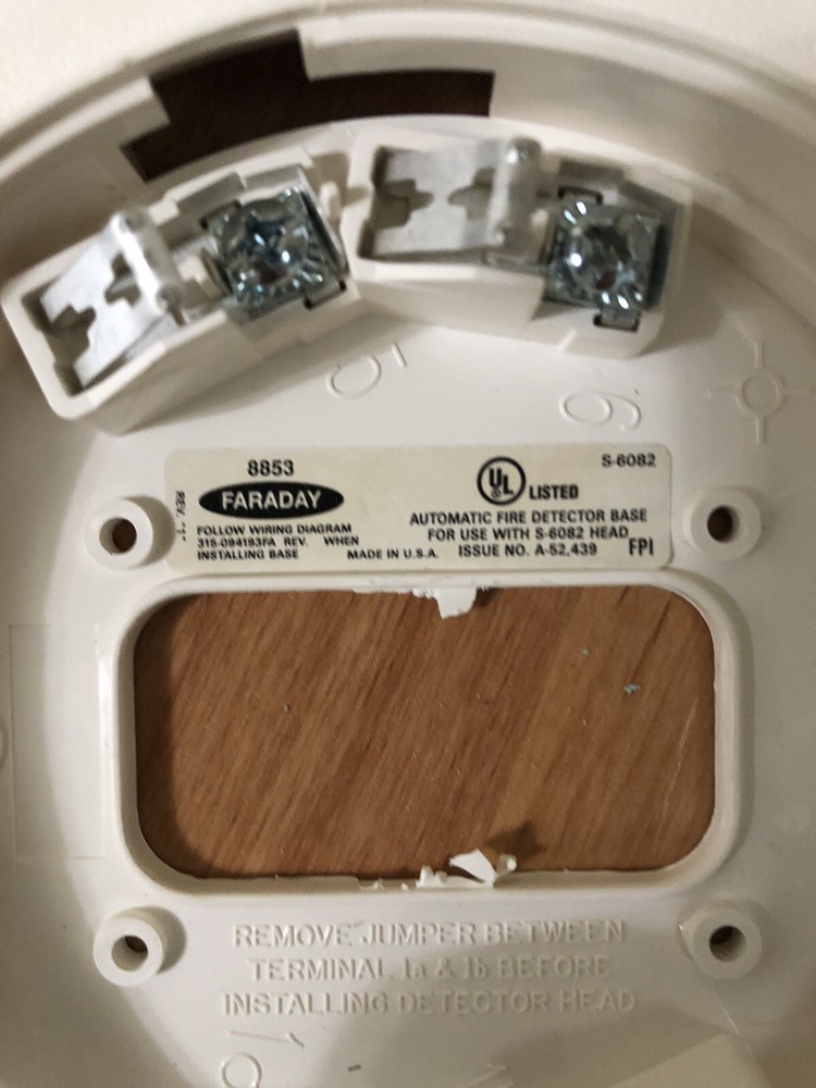 Faraday 8853 Smoke Detector Base