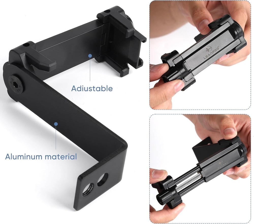 Phone Holder for Compound Bow Mount Arrow Bracket Black