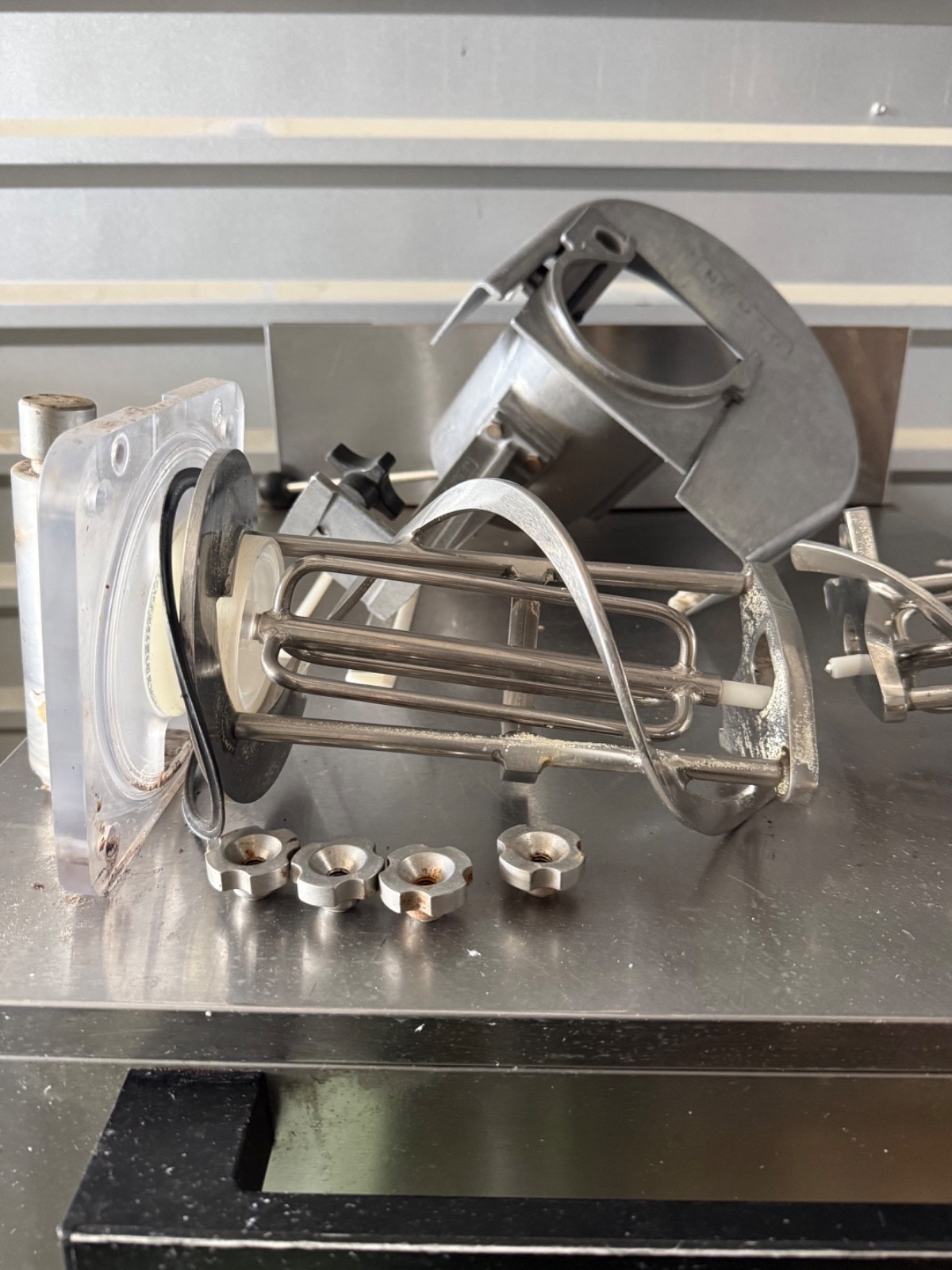 TAYLOR SOFT SERVE ICE CREAM MACHINE BEATER WITH ASSEMBLY COMPLETE.