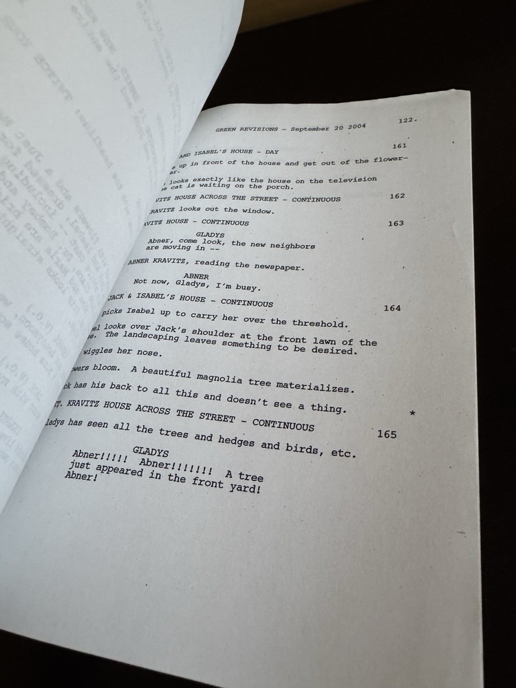 Bewitched Movie script