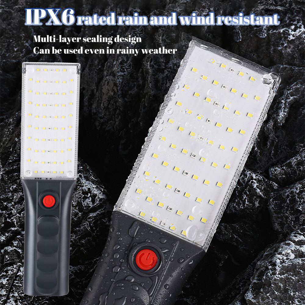 Magnetic Flashlight LED Rechargeable Work Light Multi FlashLight With Hook