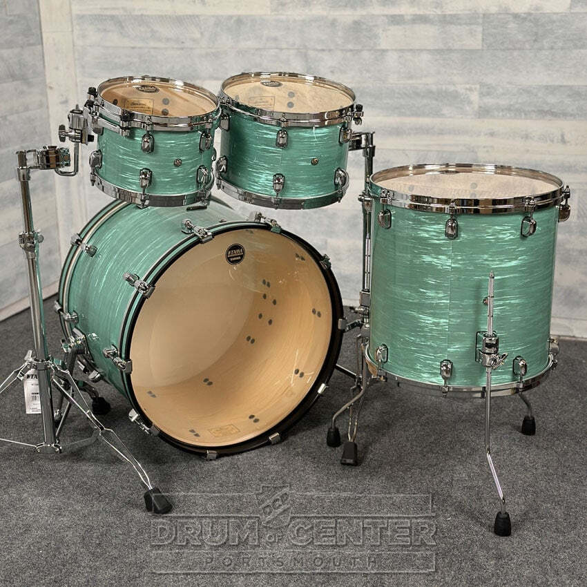 Tama Starclassic Maple 4pc Drum Set Surf Green Silk