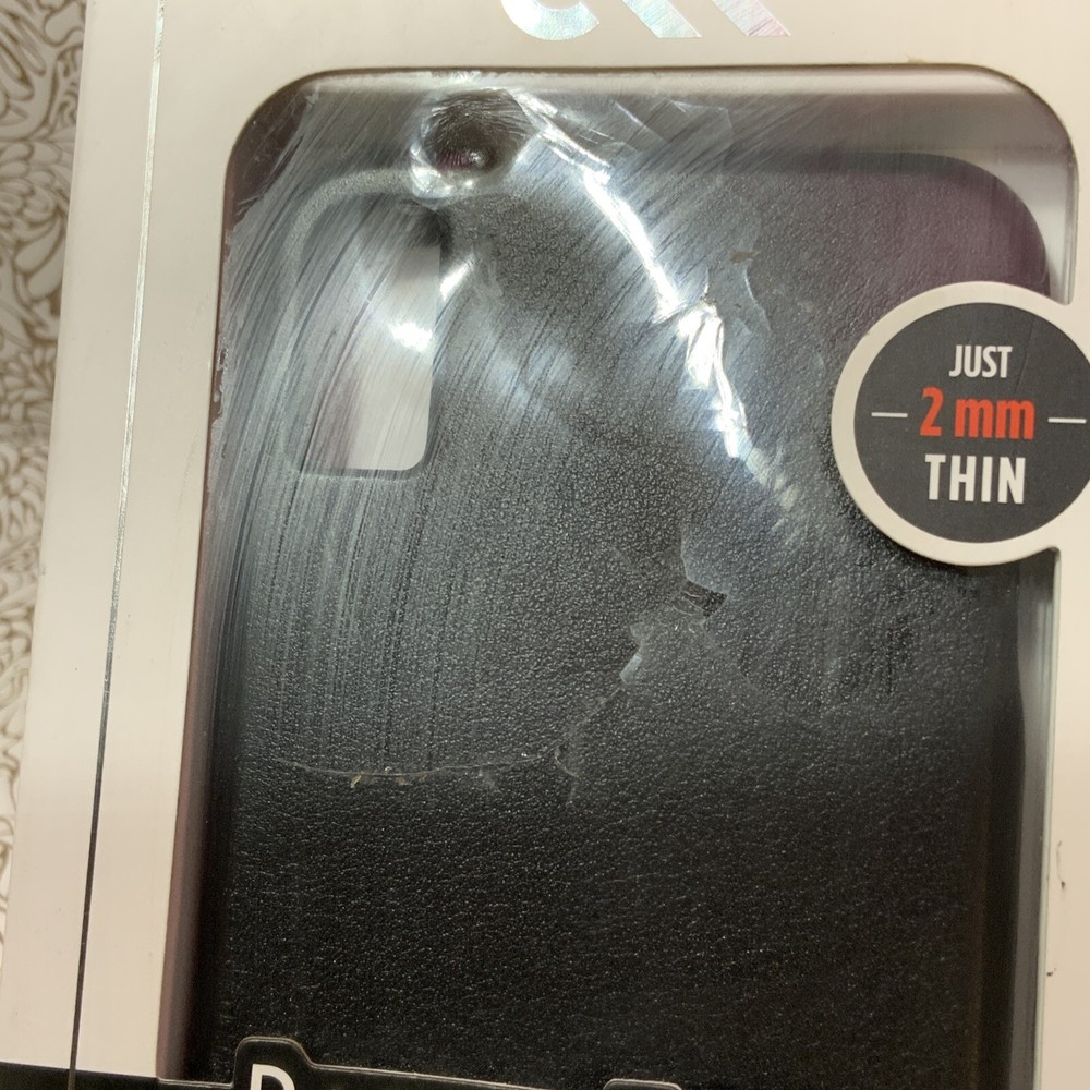 📀 Case-Mate Barely There Genuine Leather - Black IPhone XS Max