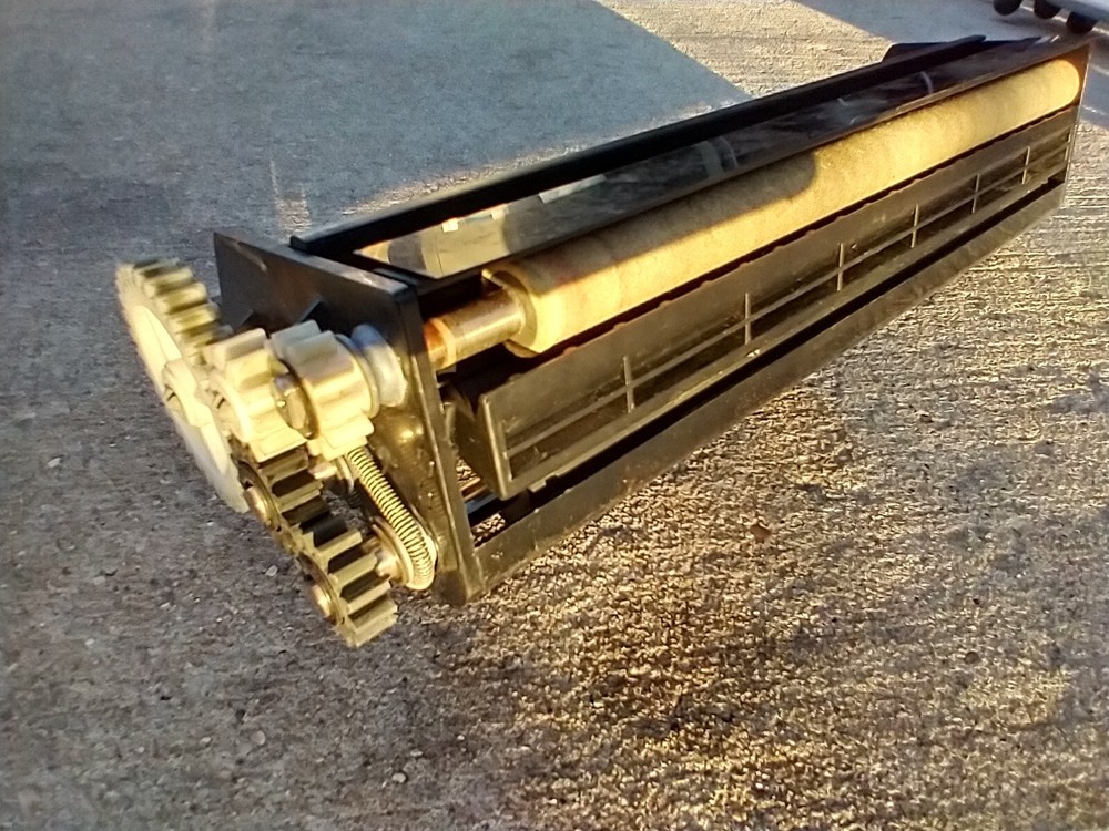 Agfa Dlab1 , paper processor crossover assembly, with rollers and springs, used.