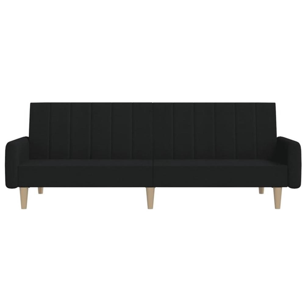Bowery Hill Modern / Contemporary Sofa Bed in Black Polyester
