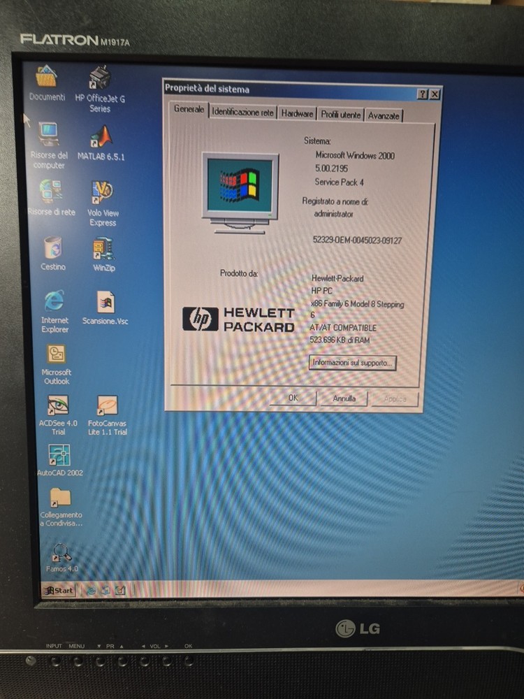 HP PC Workstation Kayak XU800