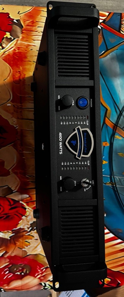 Technical Pro 4100-Watt Professional Power Amplifier (rack-mount)