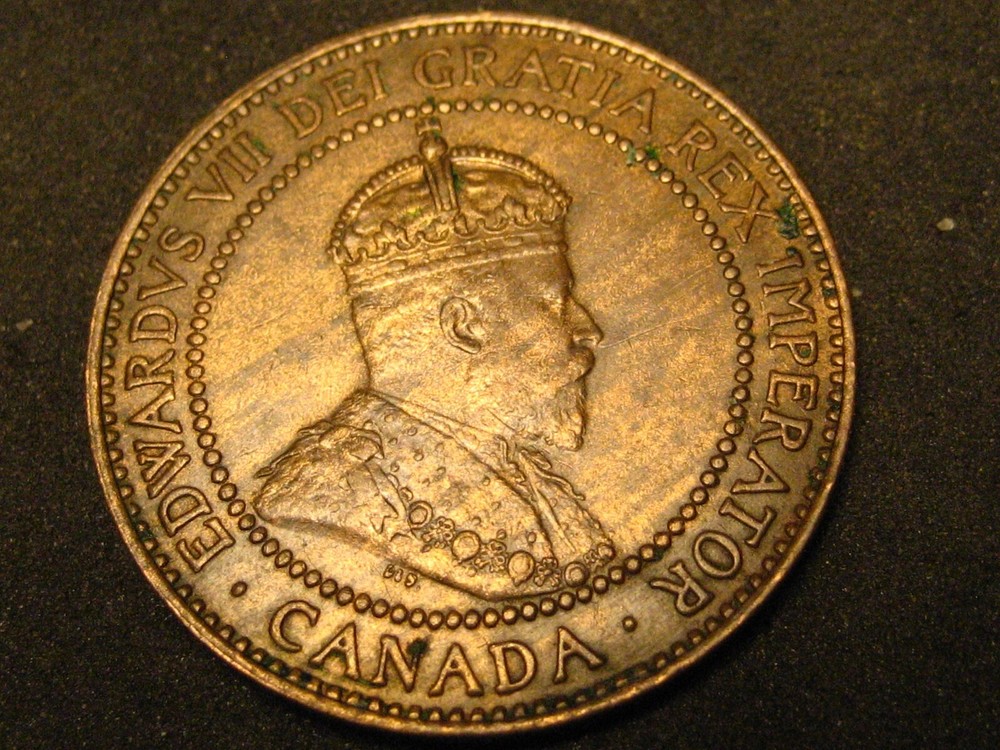 1908 Canadian Large Cent