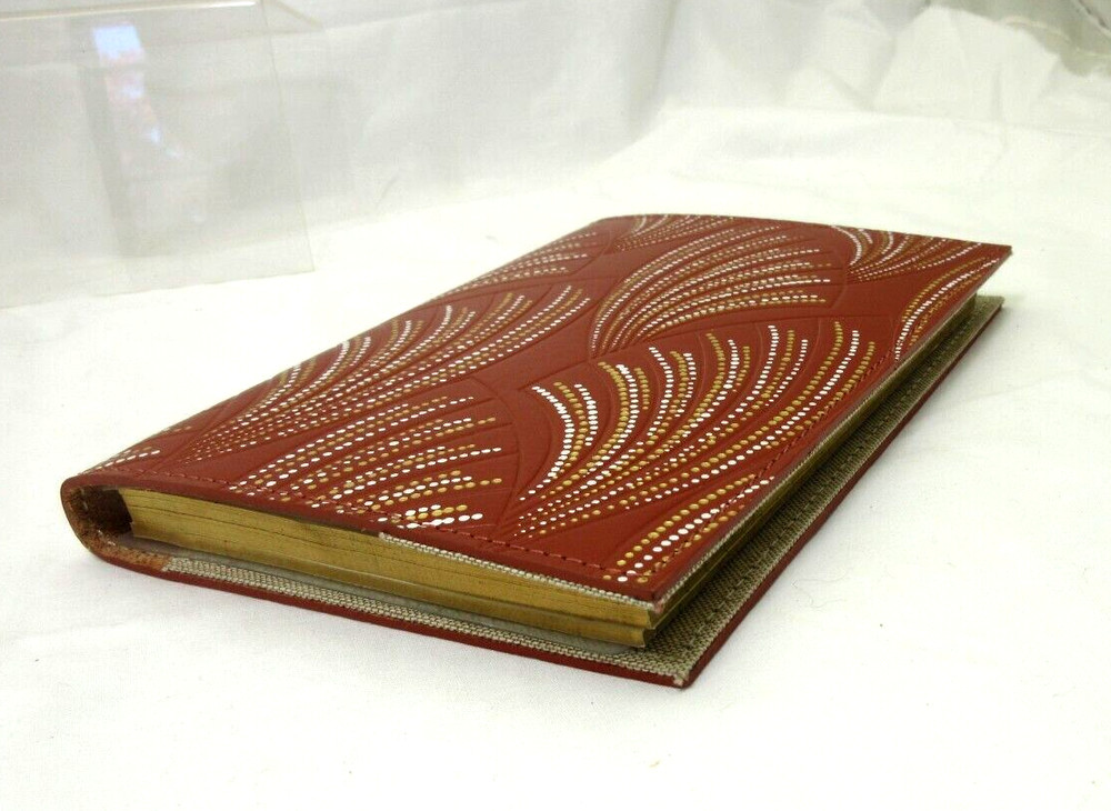 Metropolis Graphic Image 7" Refillable Notebook Leather Cover Spiral Insert