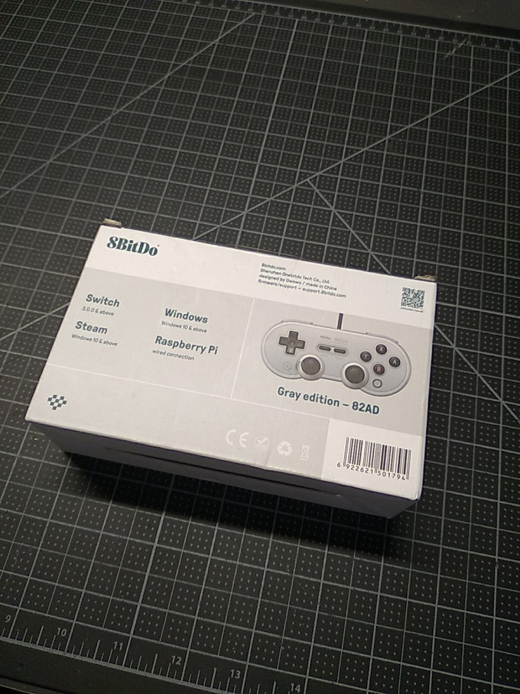 8Bitdo SN30 Pro USB Wired Gamepad Controller for Nintendo Switch, Windows - Gray