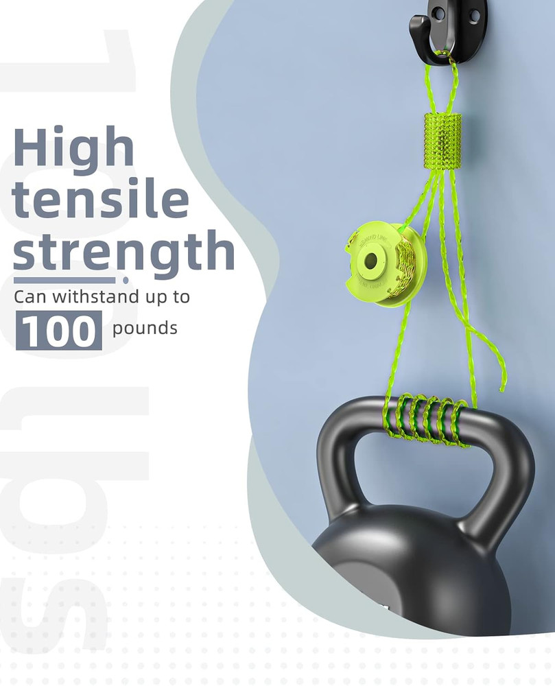 Weed Wacker String Compatible with Ryobi One Plus+ AC80RL3, 0.08'' String Trimme