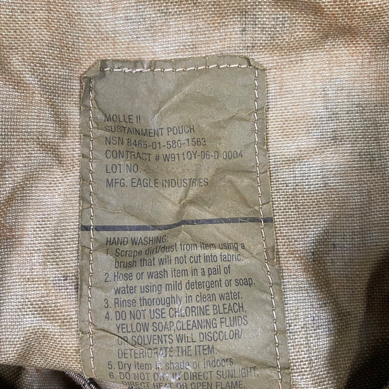 USGI OCP Multicam Sustainment Pouch Molle II GOOD USED - One (1) Pouch