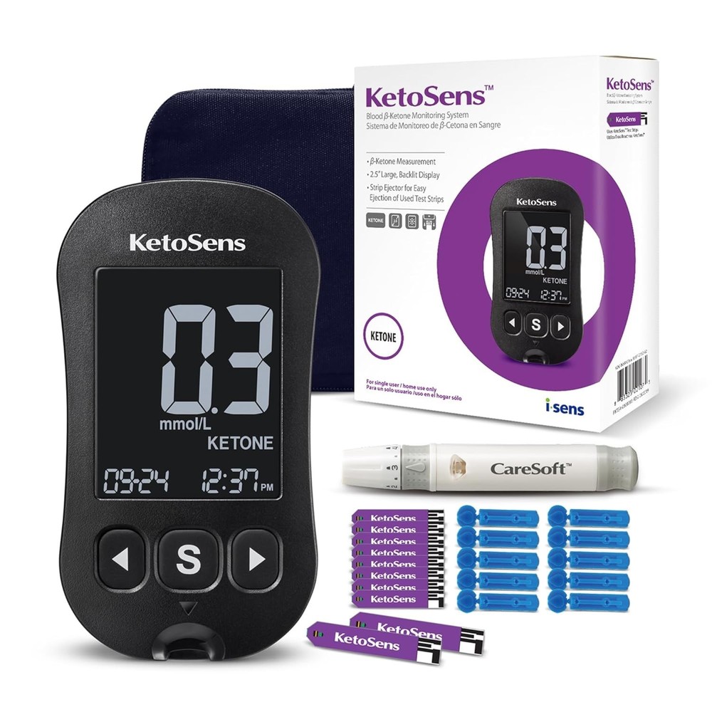 Ultimate Keto Diet Blood Ketone Testing Kit - Includes Meter & 10 Strips
