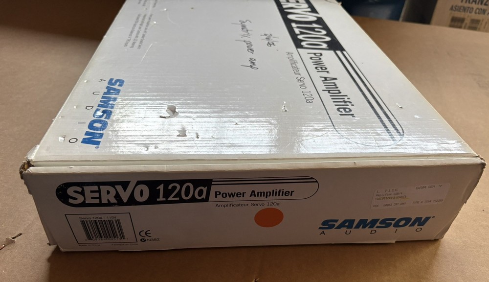 BOX ONLY for Samson Servo 120A Amplifier