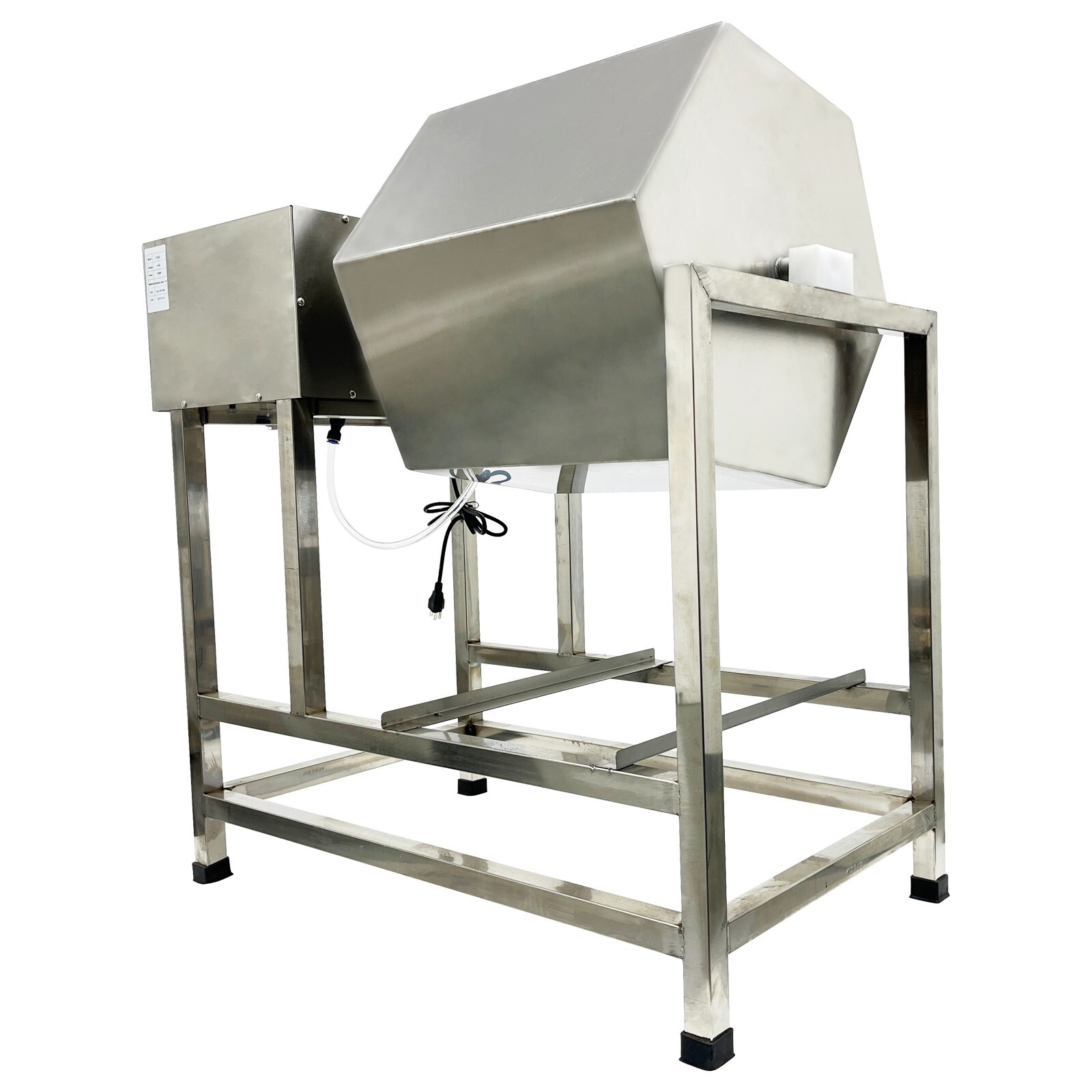 90L Vacuum Meat Vegetable Tumbler Marinator Hexagonal Barrel Pickling Machine