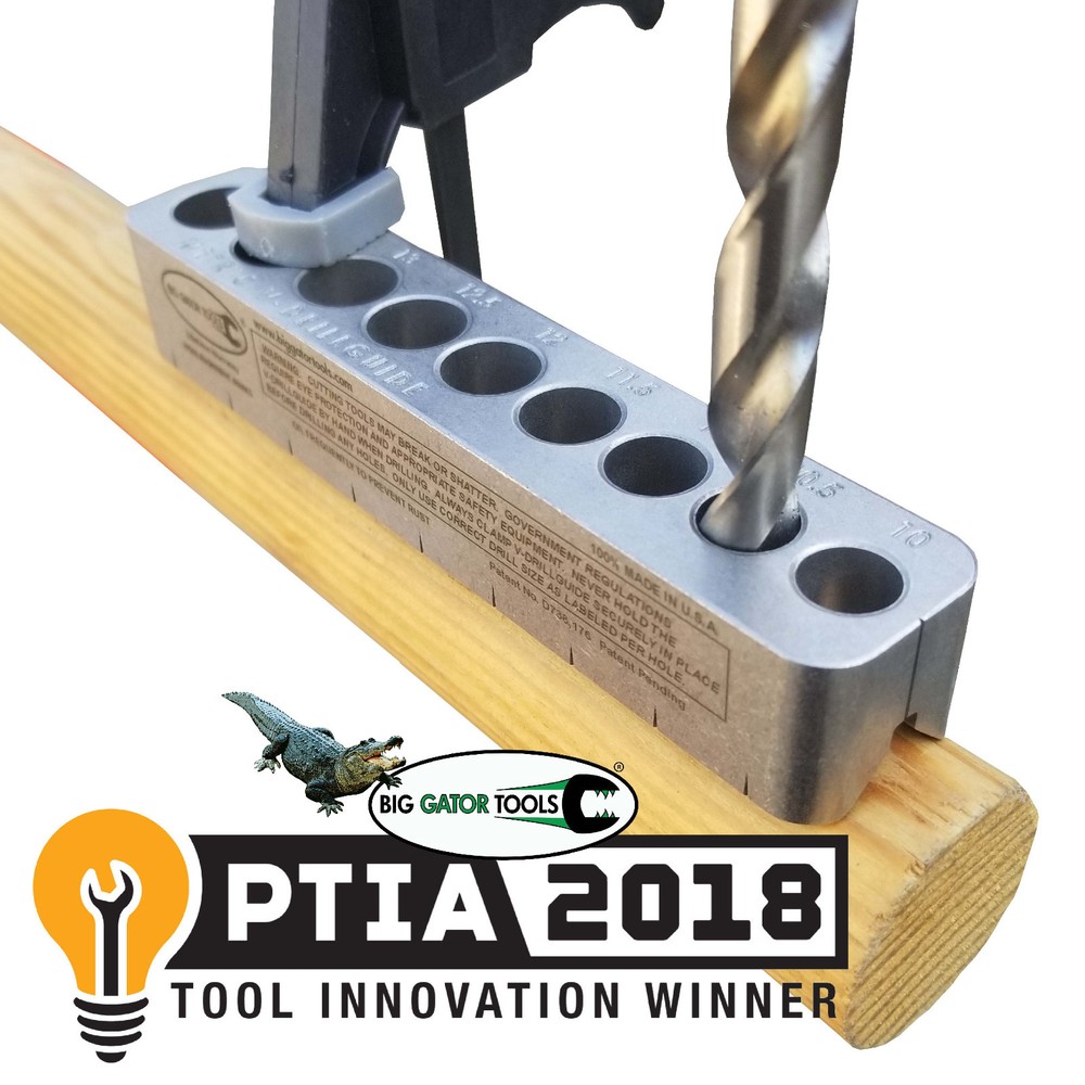 Big Gator Tools - DRILLSET - Big Gator Drill Set - 5 Piece Drill Bit Guide Set