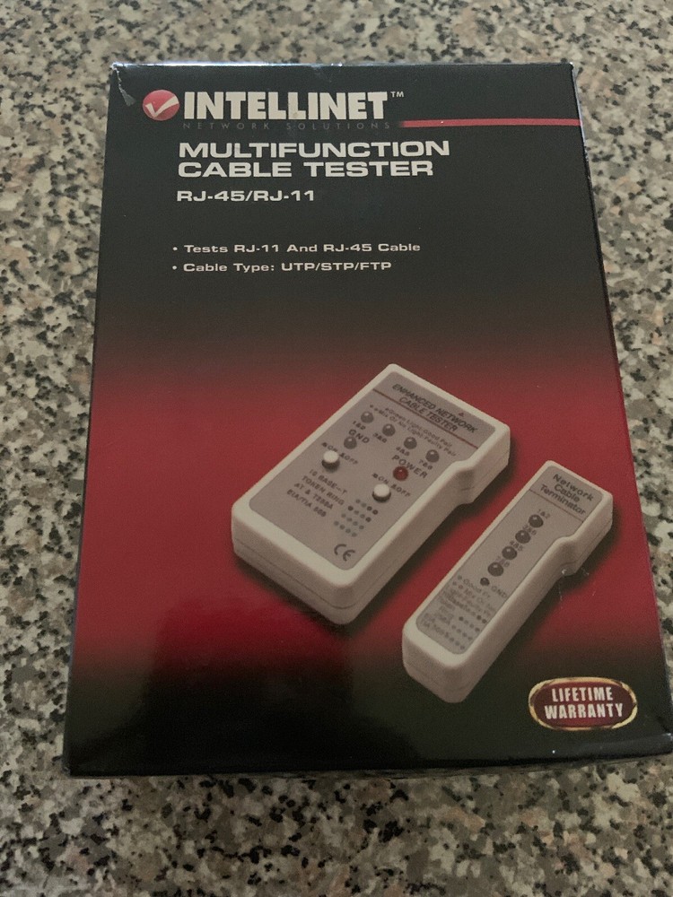 Intellinet Multifunction Cable Tester RJ-45/ RJ-11