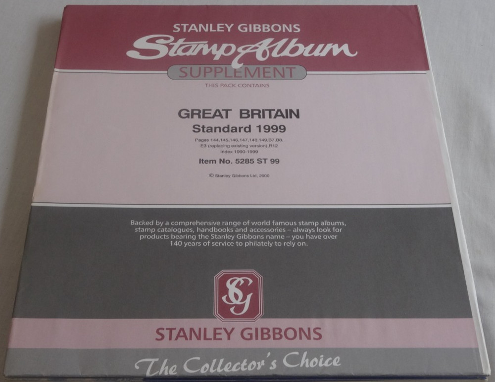 DAVO SG GREAT BRITAIN 1998 - 2004 ST SUPPLEMENT ALBUM PAGES