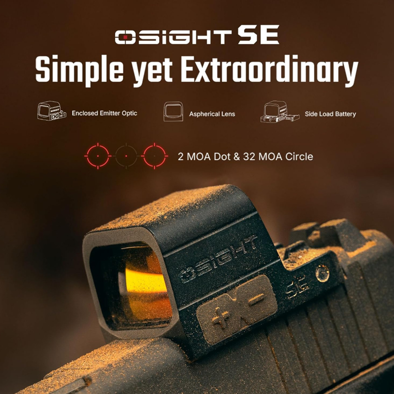 OSIGHT SE-RD Enclosed Red Dot Sight