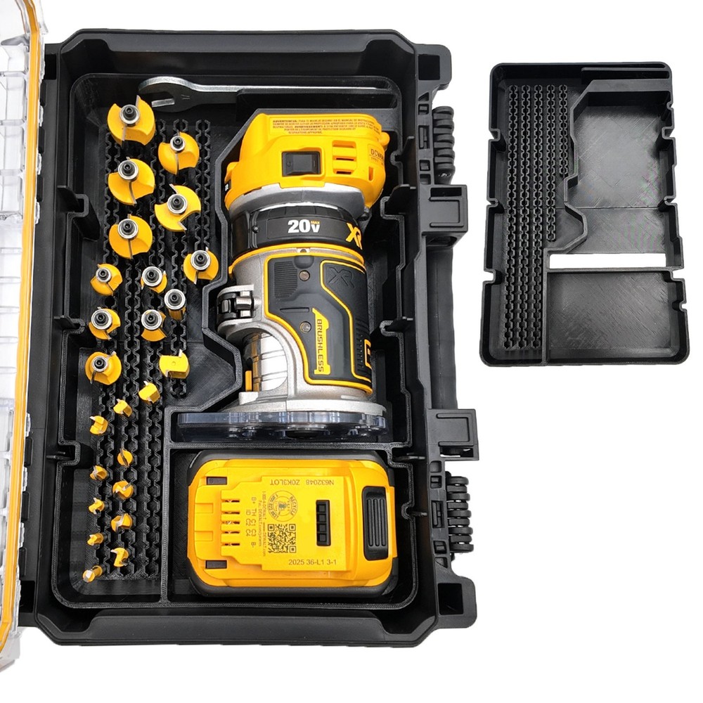 DeWalt DCW600B 20V Router Insert for Deep Compact Organizer (Insert Only)