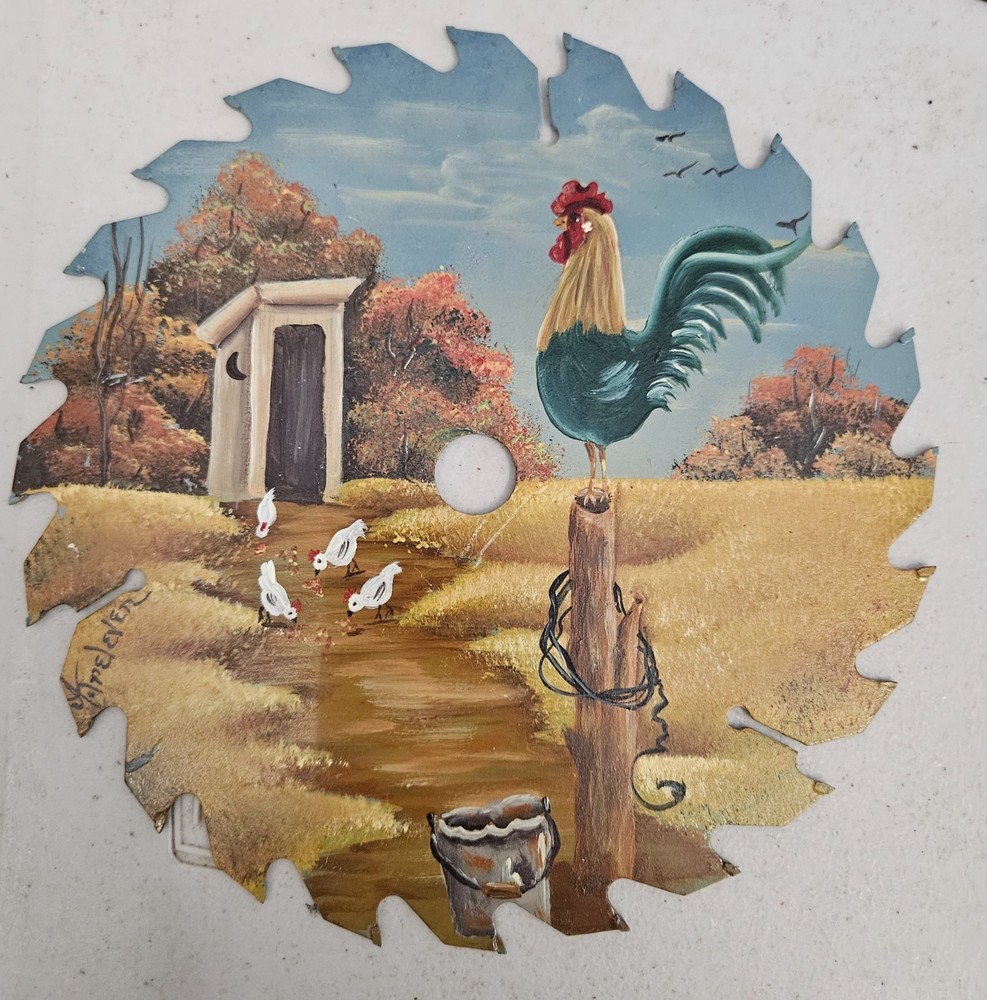 Painted Saw Blade