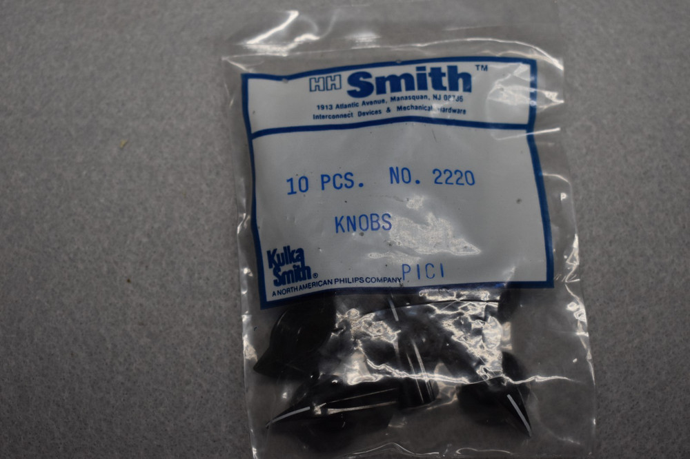 Daka Ware Chickenhead Black Control Knobs With Engraved White Indicator Lines