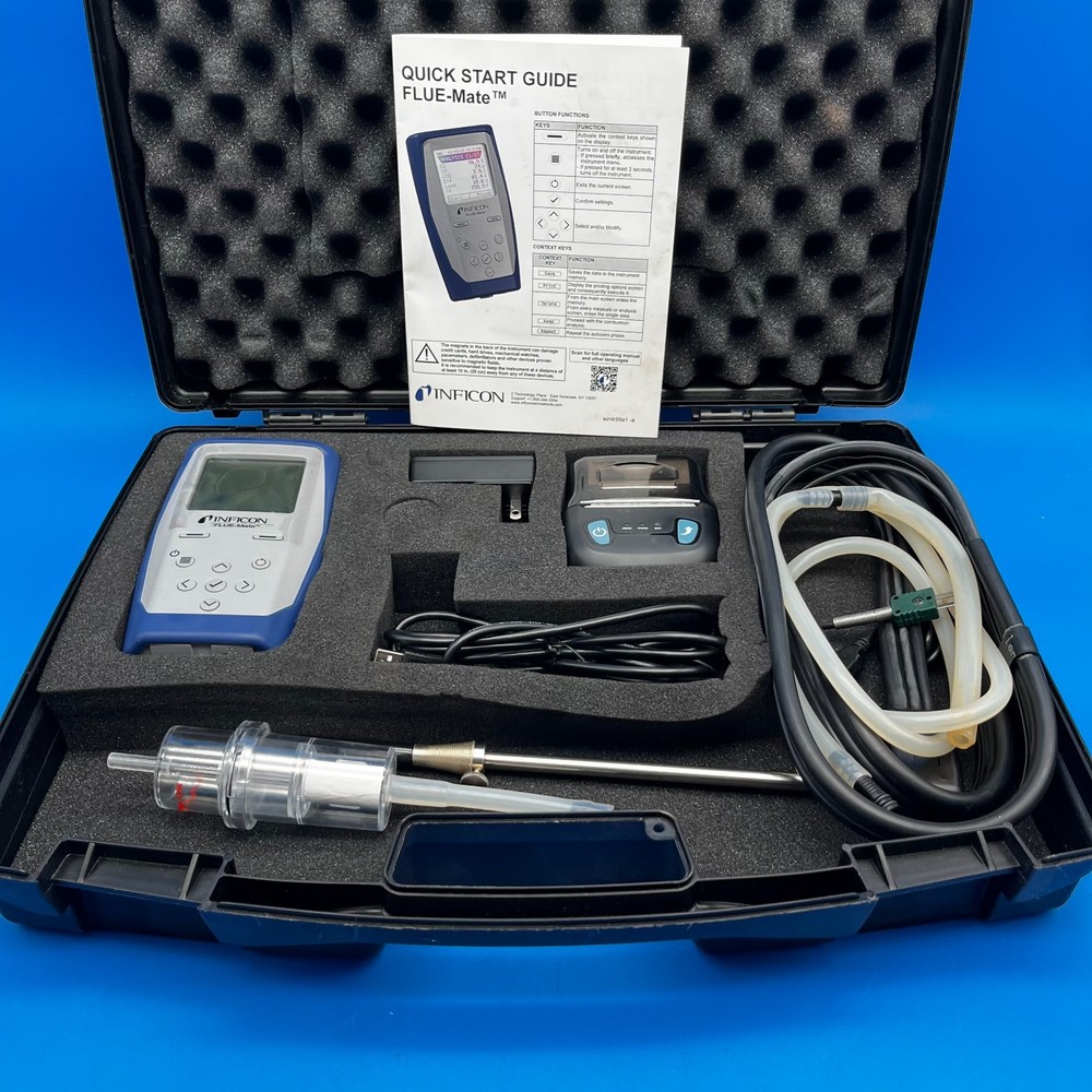 Inficon Flue - Mate Combustion Analyzer 502-202-G1