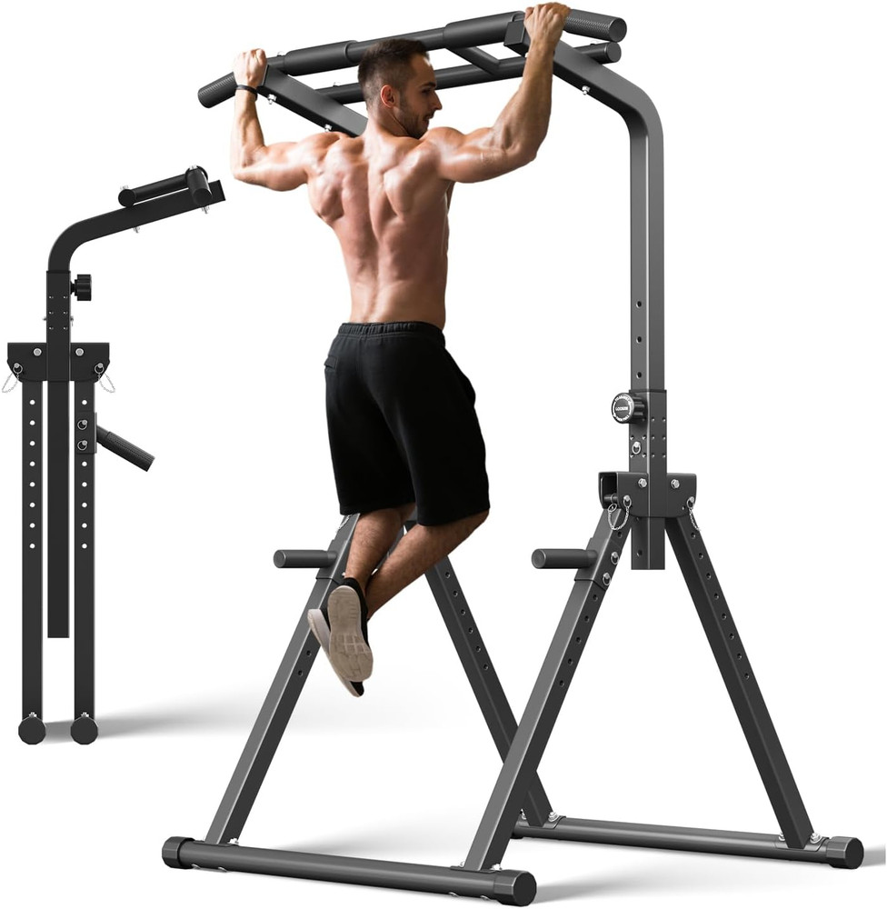 Pull up Bar, Multi-Function Pull up Dip Bar Station, Home Gym Workout Strength T