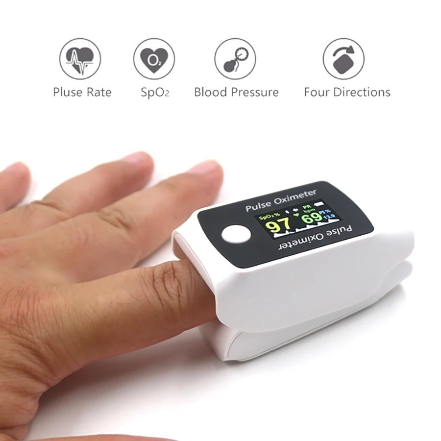 New 2-in-1 smart fingertip pulse oximeter with blood pressure measurement