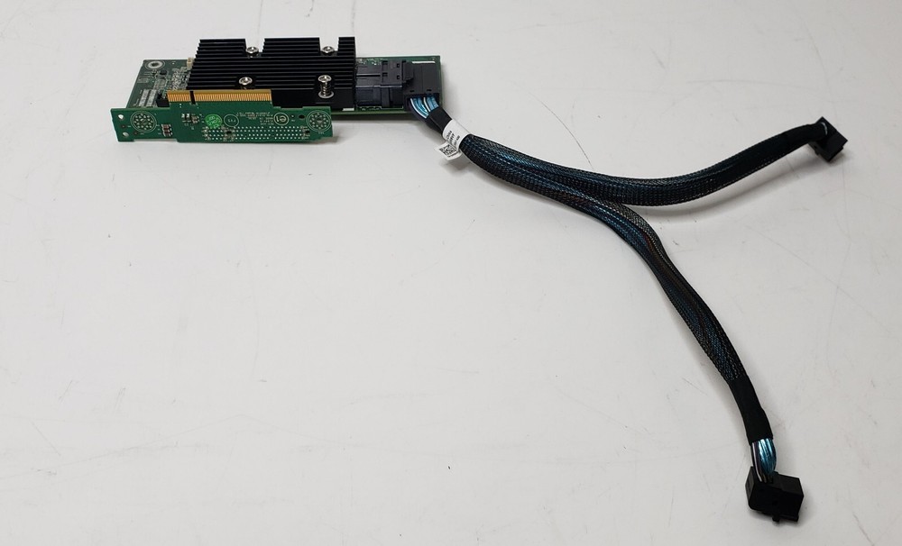 Dell 075D1H PERC H330 Raid Controller W/ Backplane Cables and Interconnect Board
