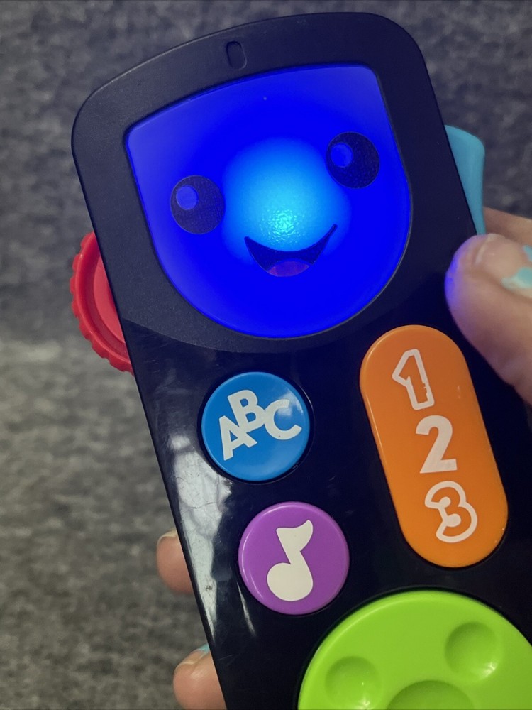 Fisher-Price Laugh & Learn Stream & Learn Tv Remote, Tested Works Great