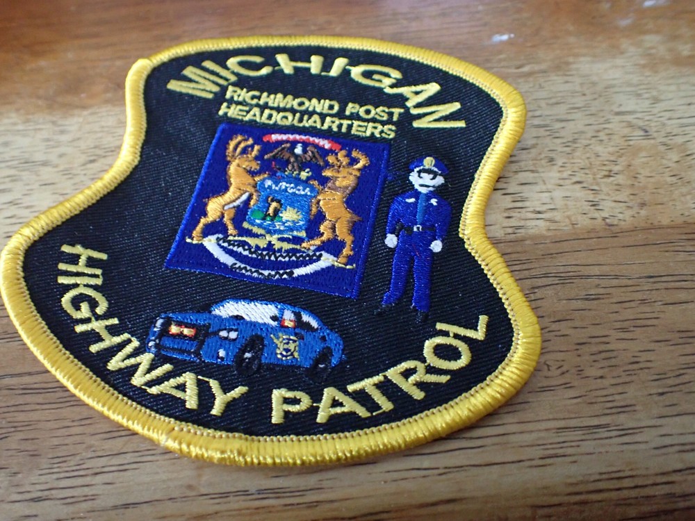 MICHIGAN HIGHWAY PATROL RICHMON POST  HEADQUARTERS PATCH