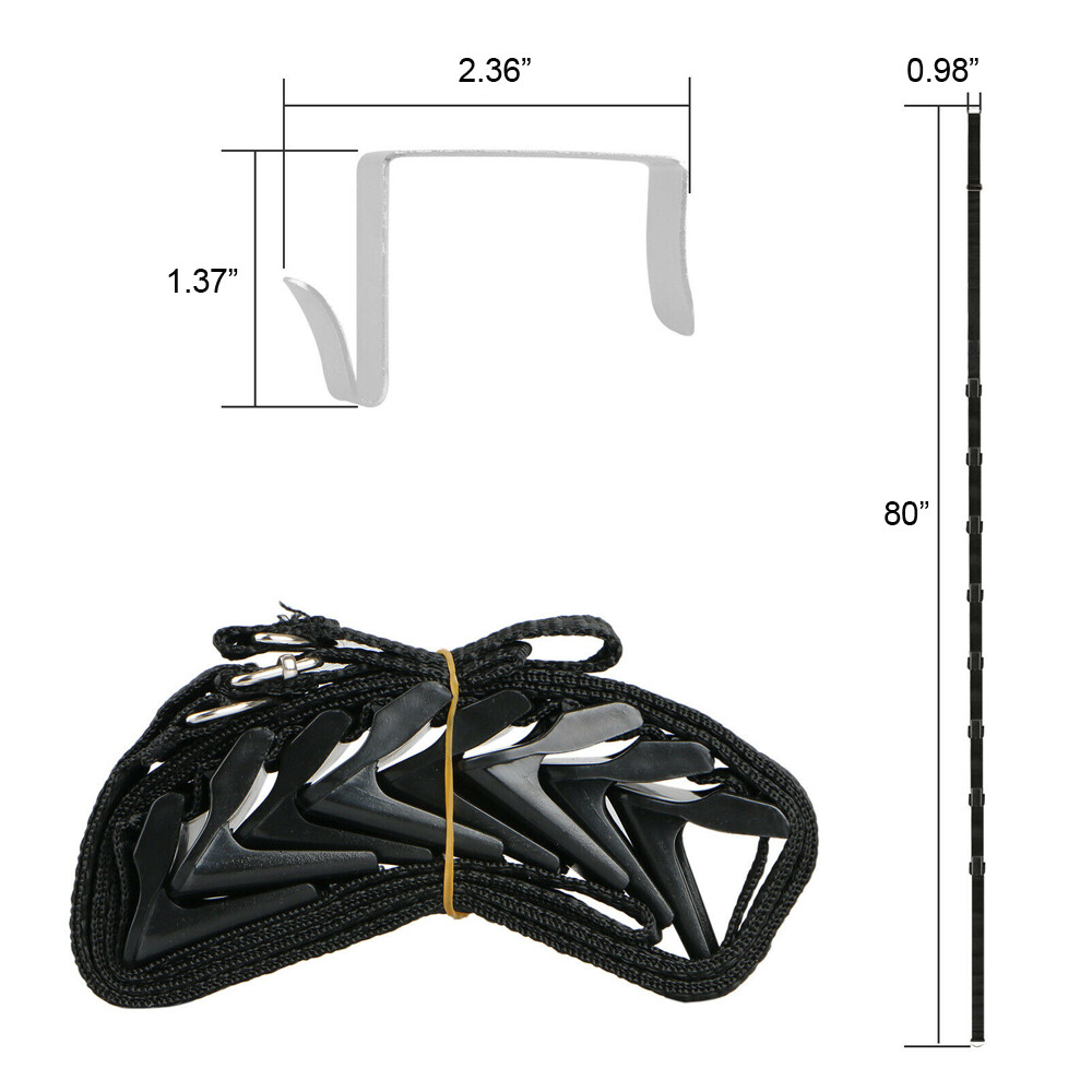 Baseball Cap Hat Rack Wall Door Hanger Holder Storage Organizer 16 Hooks